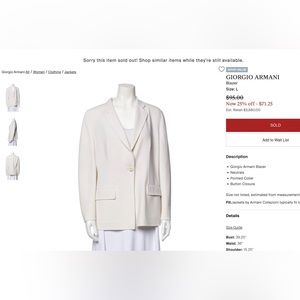 Giorgio Armani Blazer